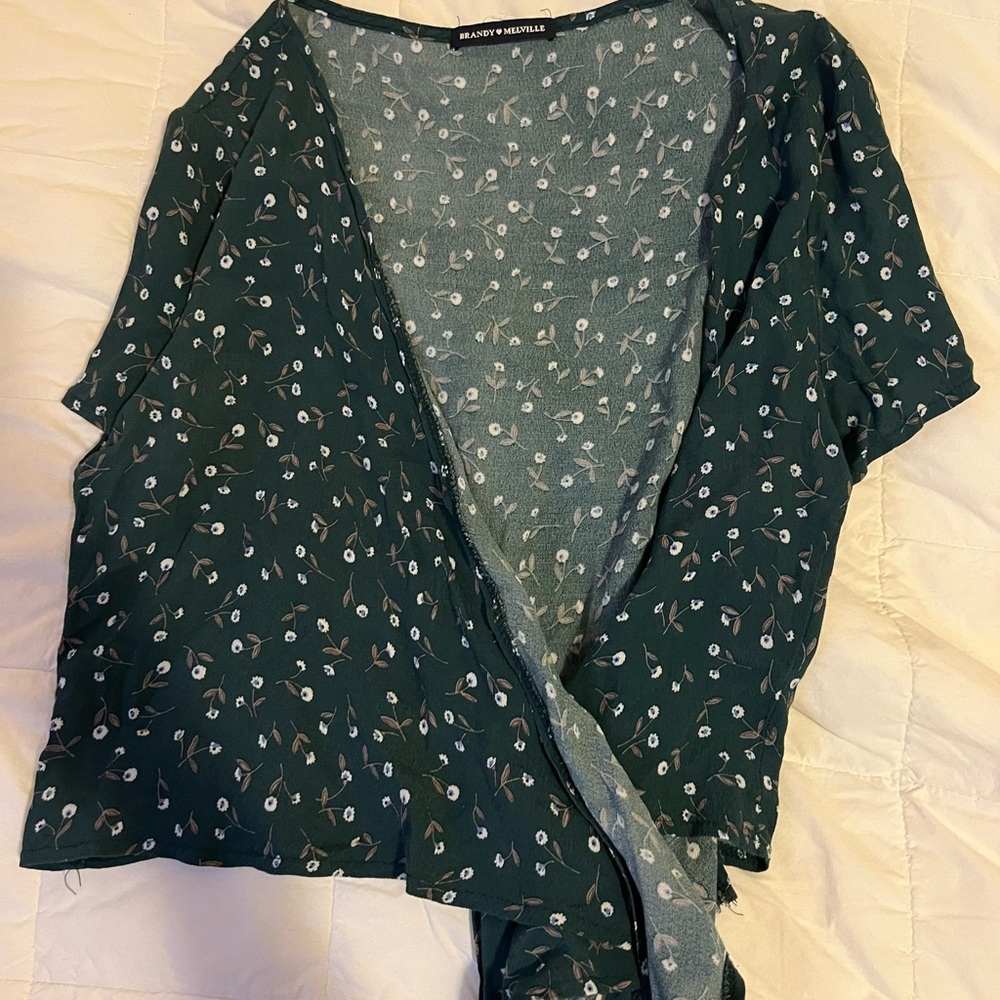 Brandy Melville tie front top